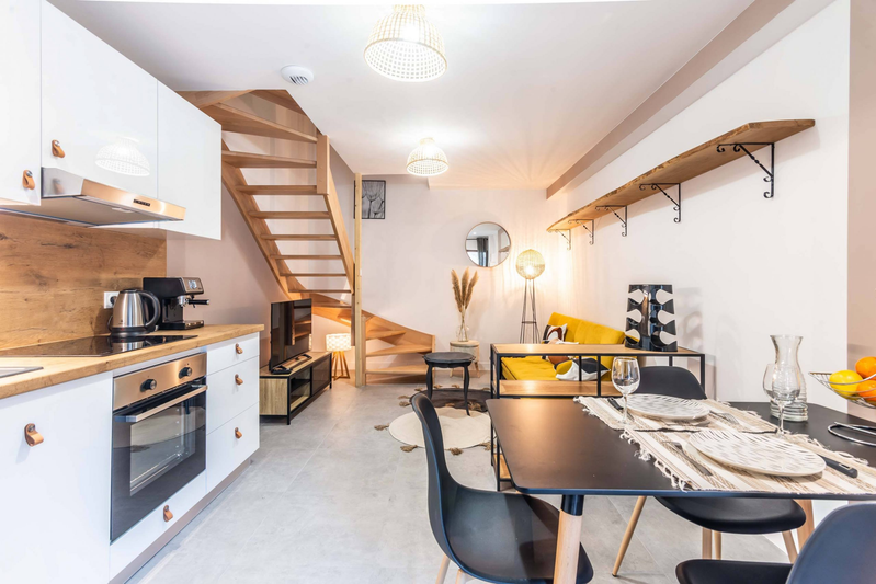 Appartement locatif — cuisine et séjour